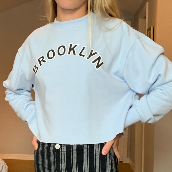 Forever 21 Tops - “Brooklyn” cropped sweatshirt